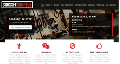 Desktop Screenshot of crossfitskipton.com